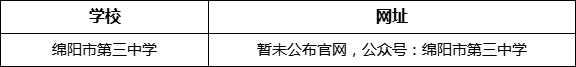 綿陽市第三中學網(wǎng)址是什么？